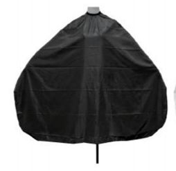 J-40 Schneidemantel 160*140cm metall Hacken Polyester schwarz 