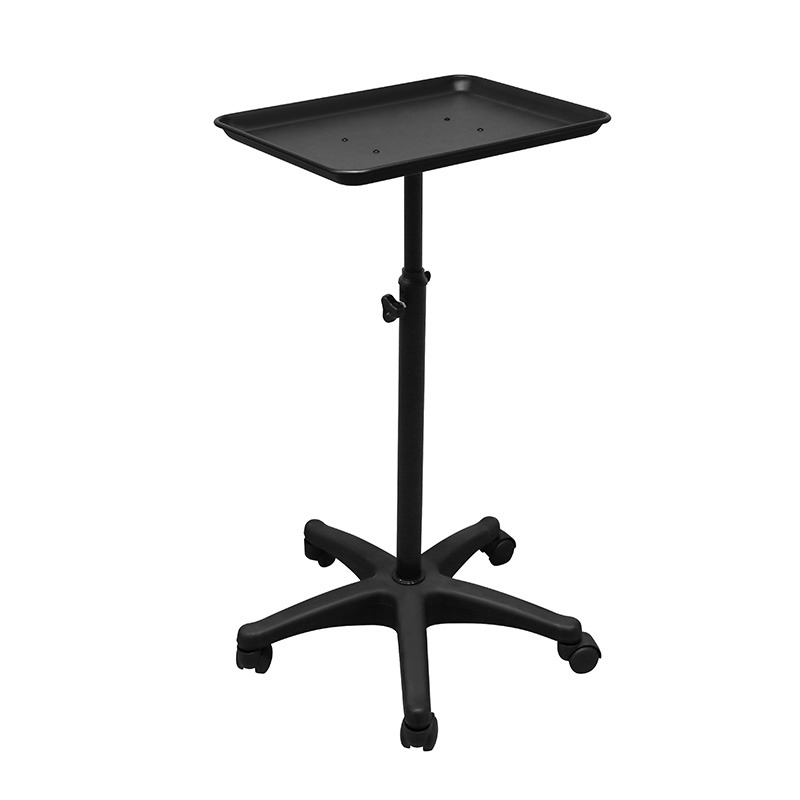 T0189 Farbwagerl ( Alluminium Top ) schwarz/silber 57*11*46cm