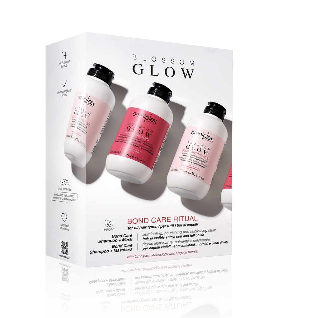 OMNIPLEX BLOSSOM GLOW KIT (SHAMPOO + MASK) Bott. 250ml
