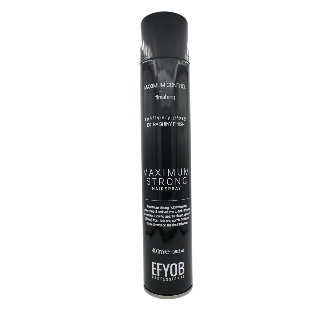 EFYOB Professional Hair Spray Maximum Strong 400ml 