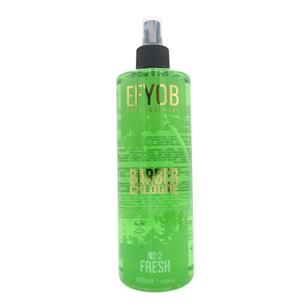 EFYOB Professional Barber Cologne Fresh No 2 New Pck 400ml