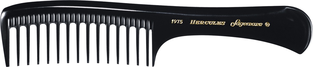 Hercules Sägemann 1975, 22,7 cm, Griffstyler, sehr weit gezahnt, auch als Färbekamm verwendbar.  