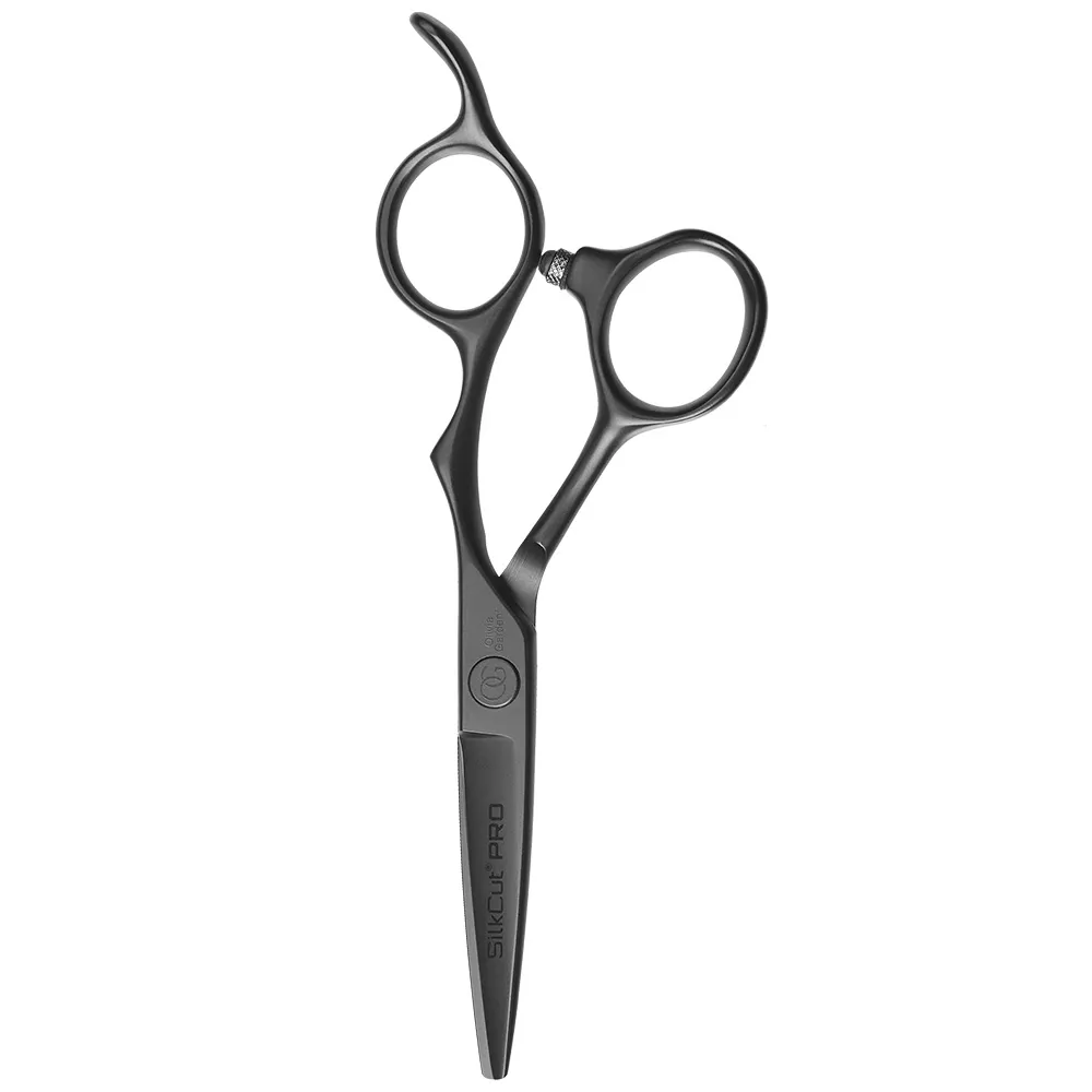 Olivia Garden SilkCut PRO Matt Black Haarschneideschere 5,00'' RH 