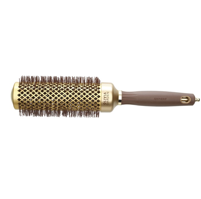 Olivia Garden Expert Blowout SpeedWavy Bristles Gold&Brown 35 
