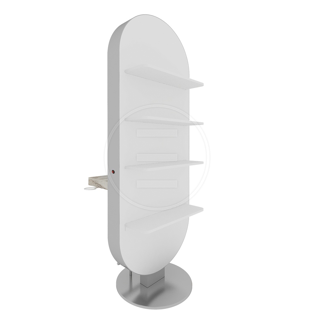 Glam Island With Shelf Nk