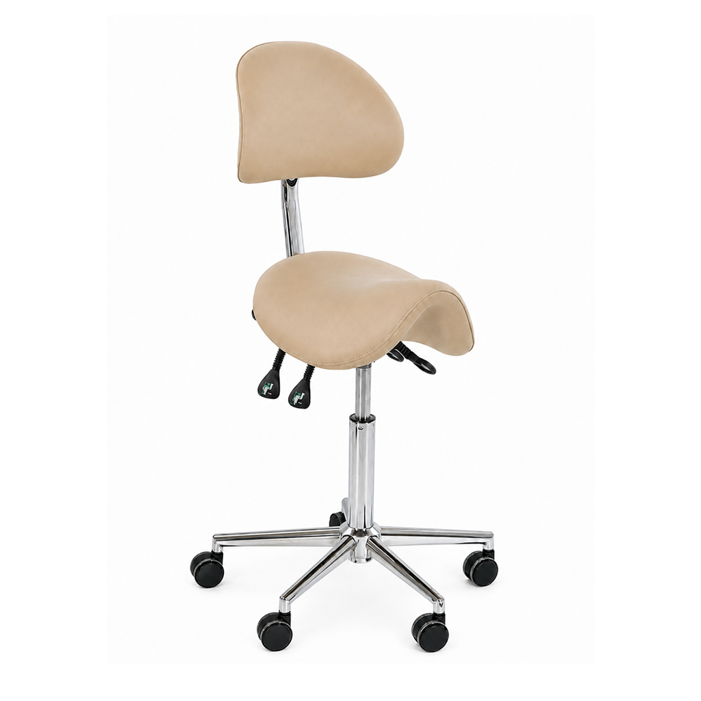 Nero Saddle Stool Hocker (O.S.)