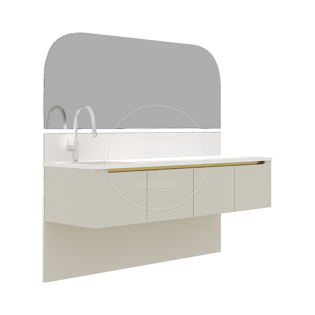 Naomi Cabinet Gold (p.p.)