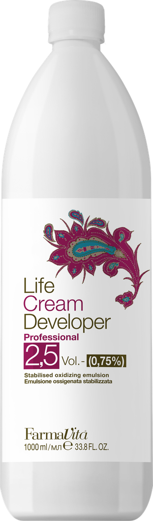 LIFE CREAM DEVELOPER 0,75% 1000ml 