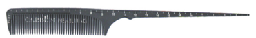 #F11 Kamm schwarz 22,2*2,4*0,5 cm