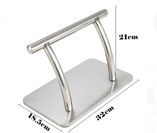[Fußstütze metall silber ] Fußstütze metall silber  32,18*5*21cm 
