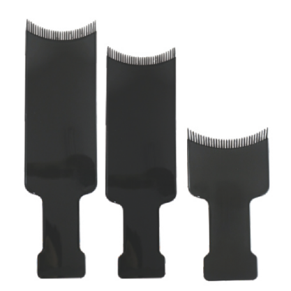 D-49 L Färbeboard, gezahnt, schwarz 35,5*8cm