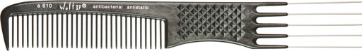 A 610 schwarz 22,3 cm Gabelkamm, grob mit Griffraster 