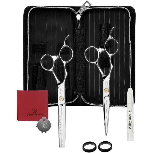 Olivia Garden SilkCut PRO 2er Set HS 5,75''/MS 6,0" EUR LH 