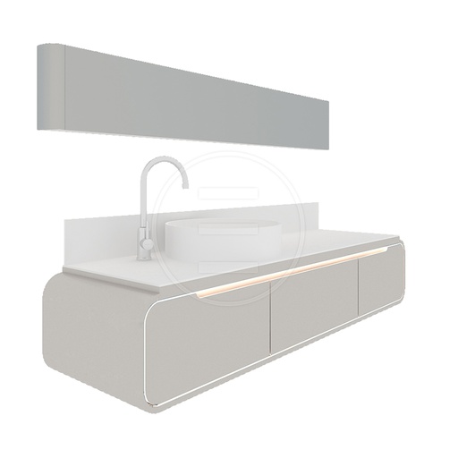 Lyre Cabinet Satine (p.p.)